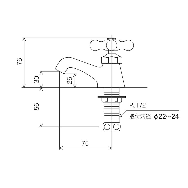 KVK 2300051 立水栓 レトロピアン付 K5C 1個(ご注文単位1個)【直送品】