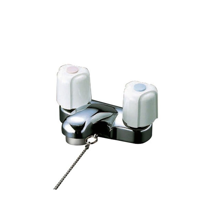 KVK 2300526 寒 洗面2ハンドル混合栓ポップ KM66HPZG 1個（ご注文単位1個）【直送品】