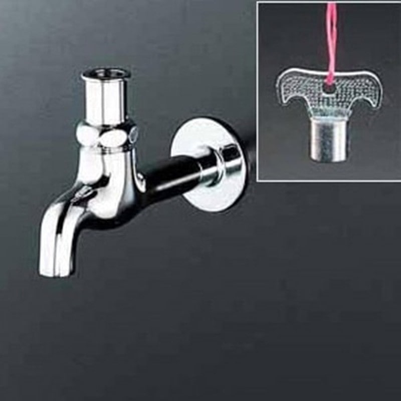 KVK 2302685 キー式胴長横水栓 K2Q 1個（ご注文単位1個）【直送品】