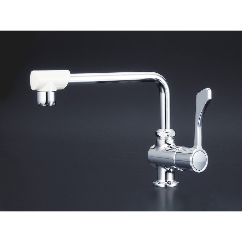 KVK 2300227 ワンタッチハンドル付立型自在水栓 K1802F 1個(ご注文単位1個)【直送品】