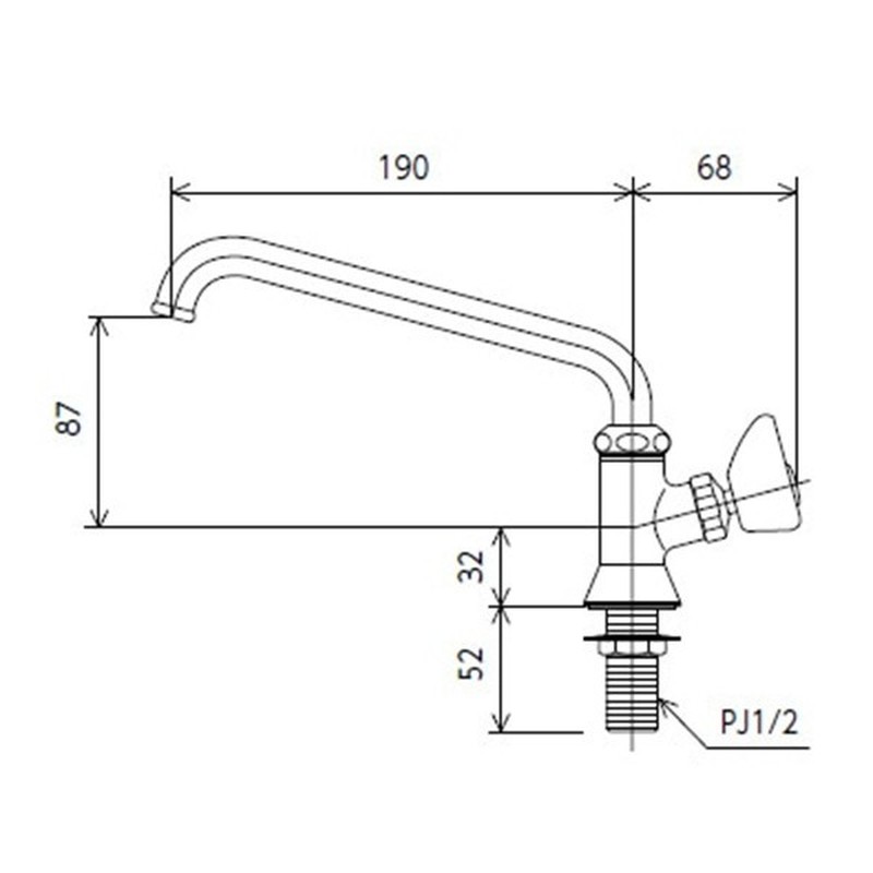 KVK 2302749 立形自在水栓240mmパイプ付 K16NDR24 1個(ご注文単位1個)【直送品】