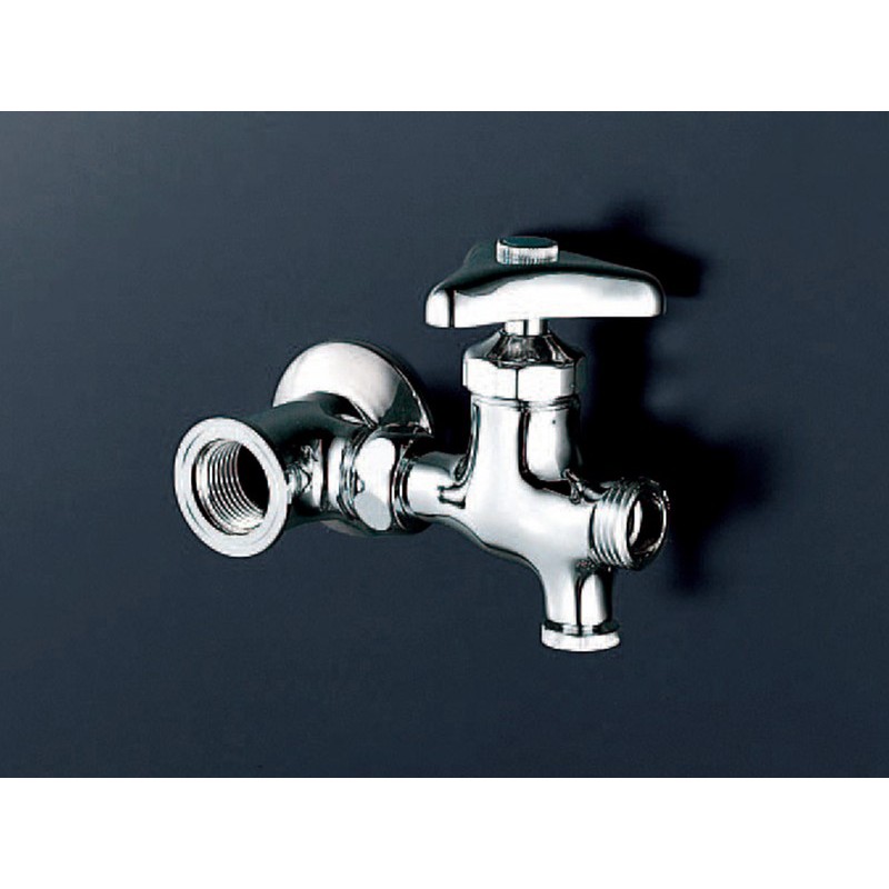 KVK 2300107 分岐水栓 水抜き付 ユニオン無 K19WU4 1個(ご注文単位1個)【直送品】