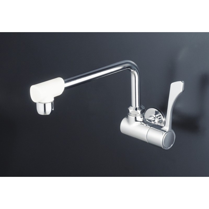 KVK 2300221 ワンタッチハンドル付横自在水栓 K1801F 1個(ご注文単位1個)【直送品】