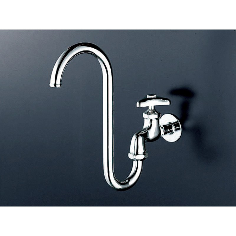 KVK 2300037 自在水栓 つる首P付 K3SD 1個（ご注文単位1個）【直送品】