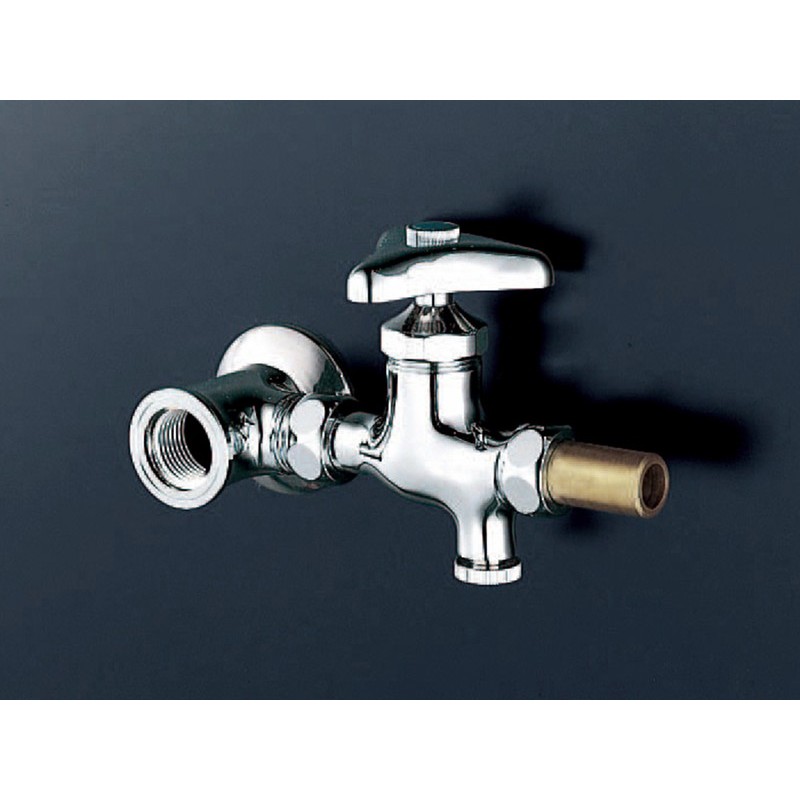 KVK 2300106 分岐水栓 水抜き付 K19W 1個（ご注文単位1個）【直送品】