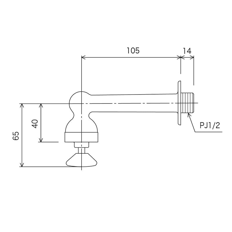 KVK 2300061 衛生水栓 K7 1個(ご注文単位1個)【直送品】