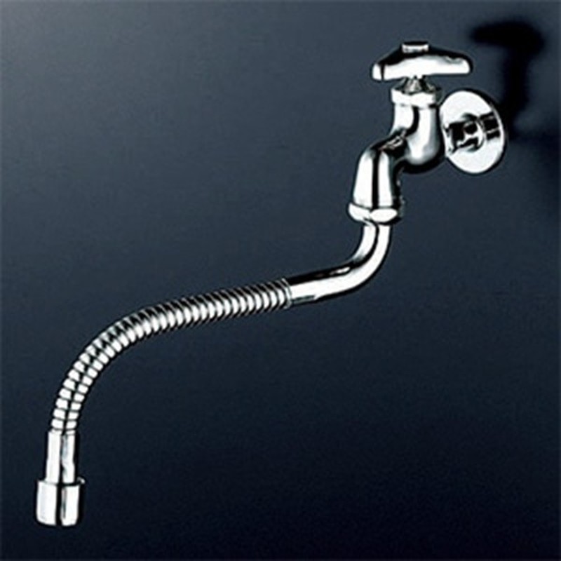 KVK 2302699 自在水栓400mmフレキパイプ付 K3FL-R40 1個（ご注文単位1個）【直送品】