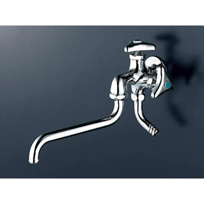 KVK 2300109 二口自在水栓 K21J 1個（ご注文単位1個）【直送品】