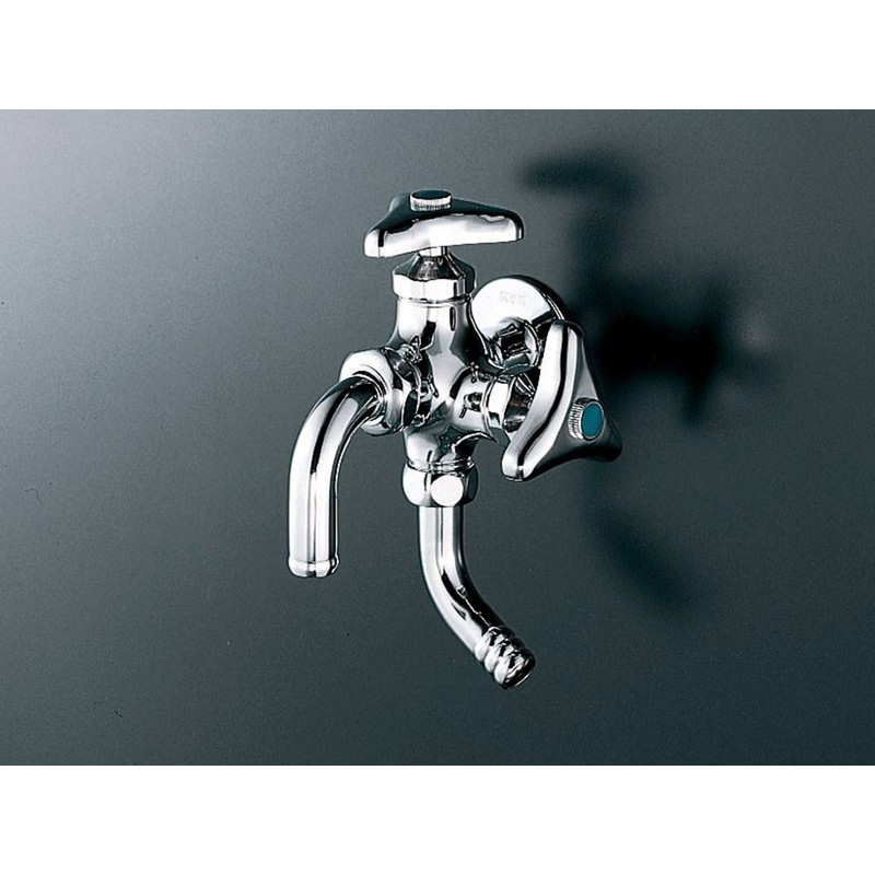 KVK 2300112 寒 二口横水水栓 K23Z 1個（ご注文単位1個）【直送品】