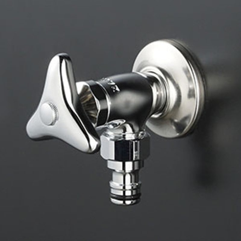 KVK 2302789 寒屋外ホース接続ニップル付水栓 K115SPZ 1個（ご注文単位1個）【直送品】