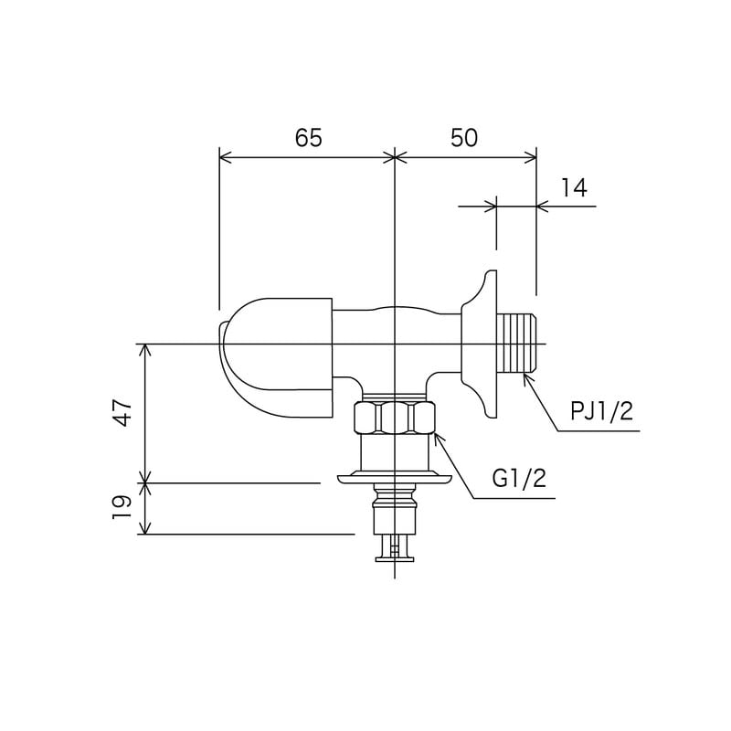 KVK 2300156 寒洗濯とめるぞう止水 K115CPG2Z 1個(ご注文単位1個)【直送品】
