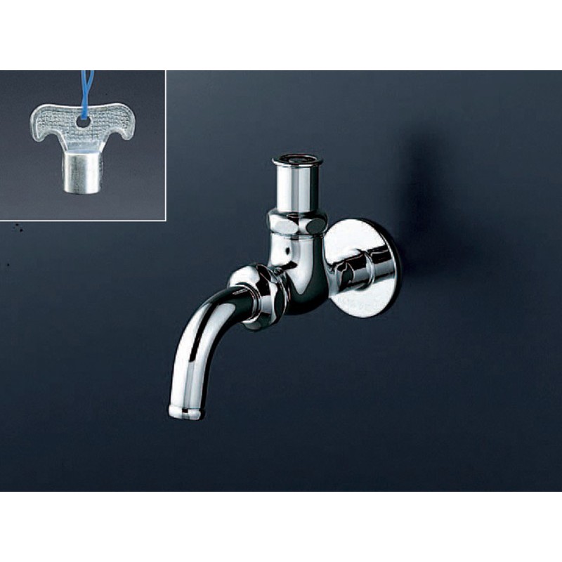 KVK 2300086 キー式吐水回転水栓 K11Q 1個（ご注文単位1個）【直送品】