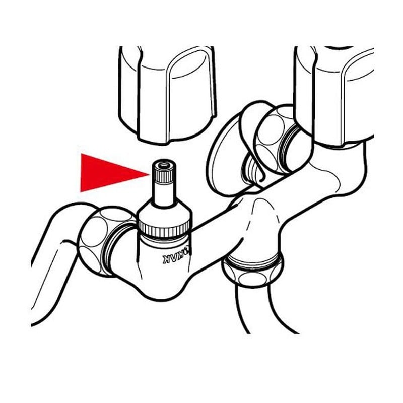 KVK 2301049 スピンドルセット メッキ無13 1/2 PZK75-13MN 1個(ご注文単位1個)【直送品】