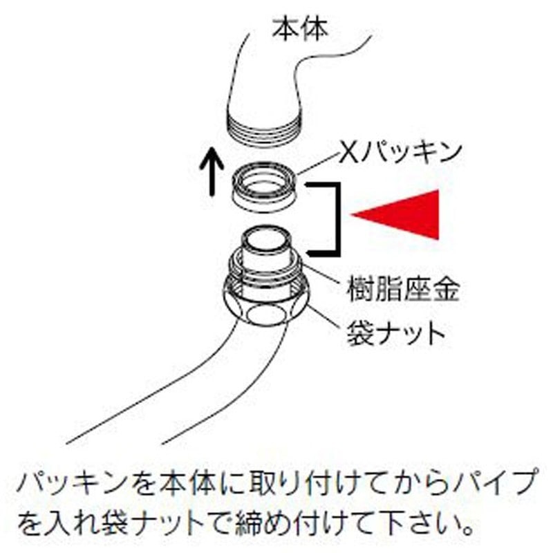 KVK 2300975 パイプ部パッキンセット13 1/2 PZ42 1個(ご注文単位1個)【直送品】