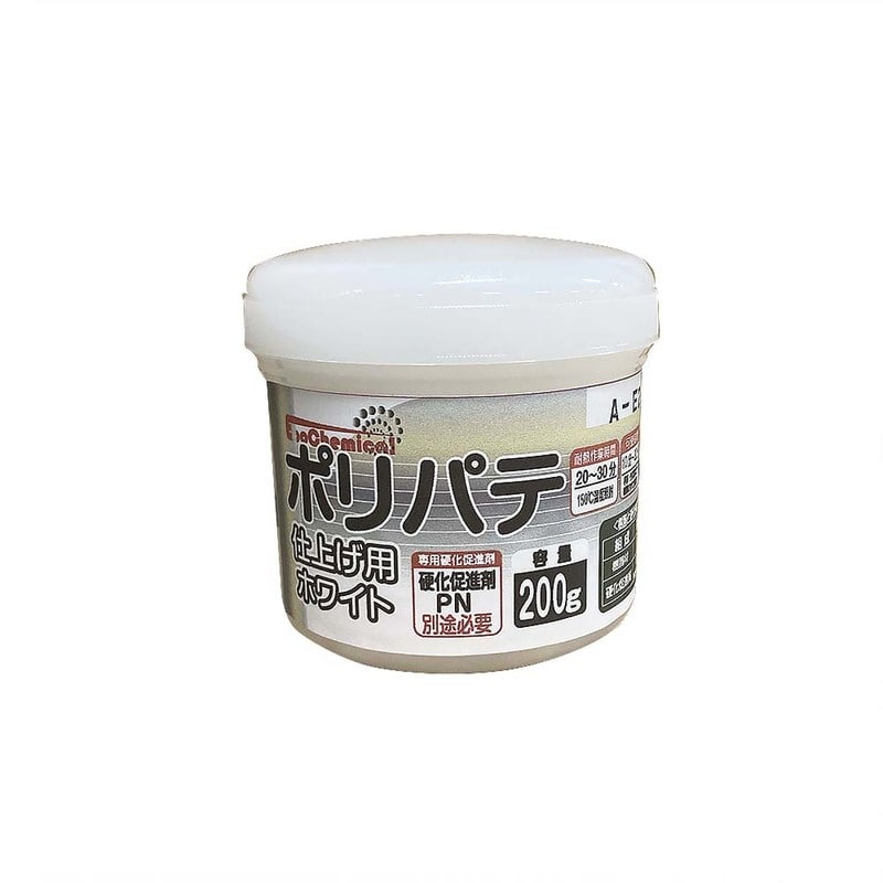 Ouchi工房 9041268 EpoChemical ポリパテ ホワイト FRPZ-020-00200 1個（ご注文単位1個）【直送品】
