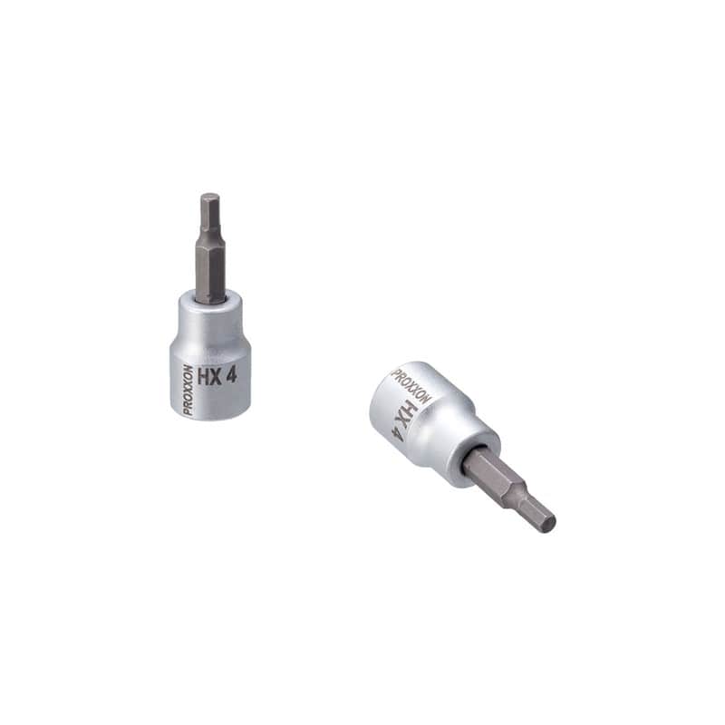 PROXXON 428616 ヘックスビットソケット 3/8 ショート 4mm #83575 1個（ご注文単位1個）【直送品】