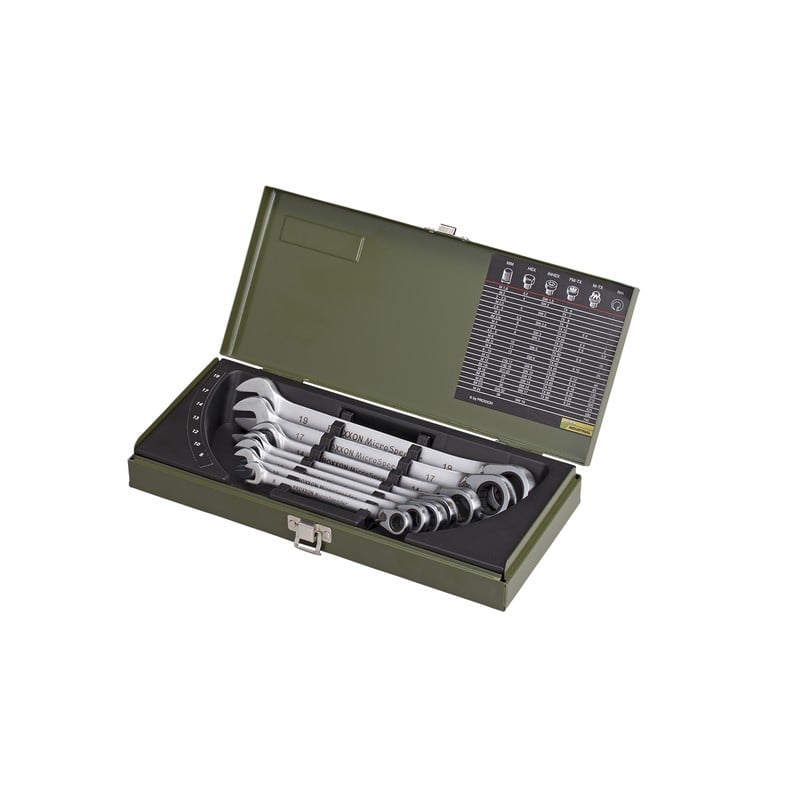 PROXXON 4347998 マイクロスピーダーコンビレンチ 固定式 セット7本 #82152 1個（ご注文単位1個）【直送品】