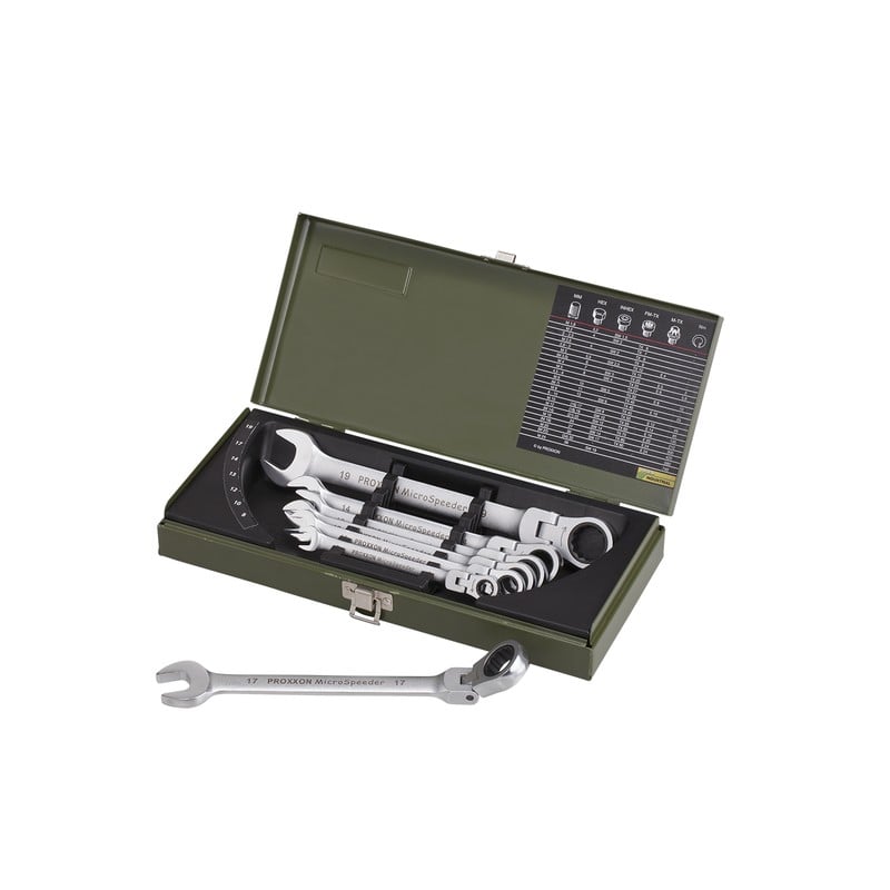 PROXXON 4347997 マイクロスピーダーフレックスコンビレンチセット #82150 1個(ご注文単位1個)【直送品】