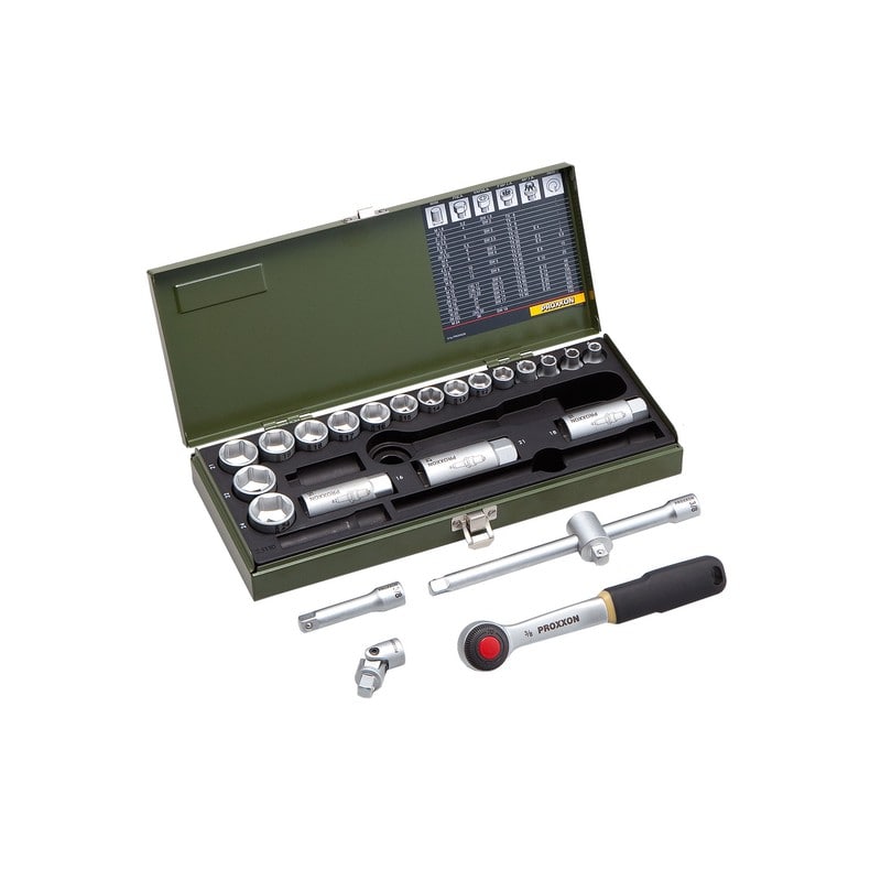PROXXON 428580 24点・ソケットレンチセット 3/8 #82110 1個（ご注文単位1個）【直送品】