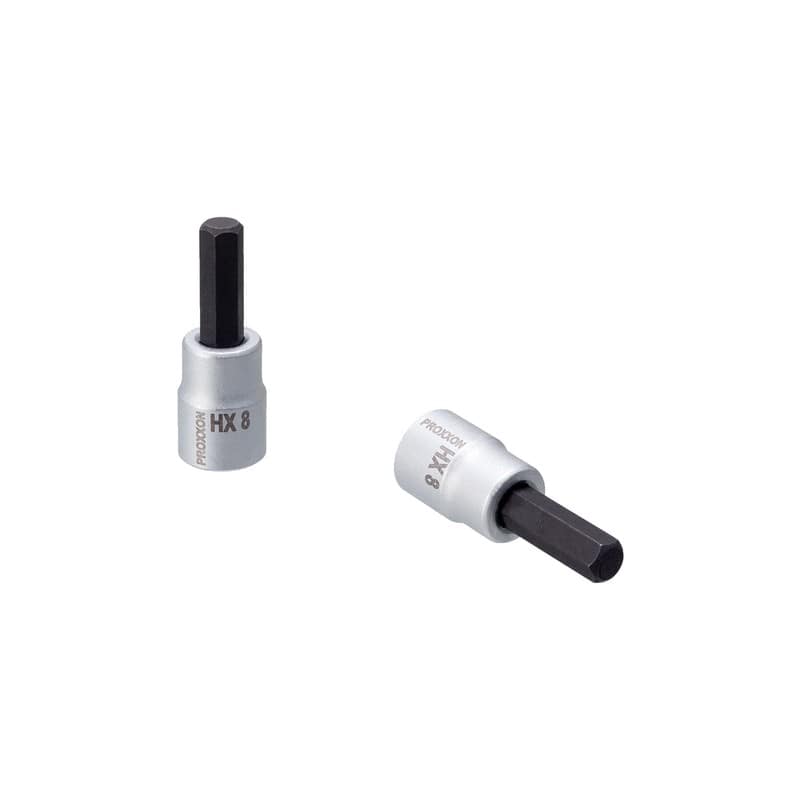 PROXXON 428620 ヘックスビットソケット 3/8 ショート 8mm #83580 1個（ご注文単位1個）【直送品】