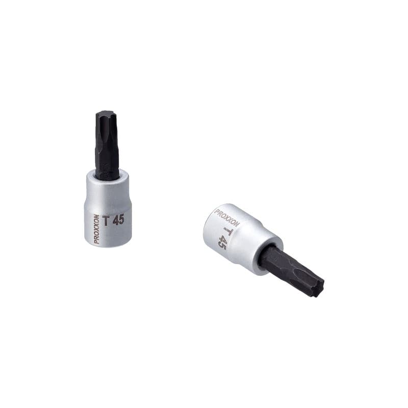 PROXXON 428628 トルクスビットソケット 3/8 いじり穴なしT45 #83589 1個（ご注文単位1個）【直送品】