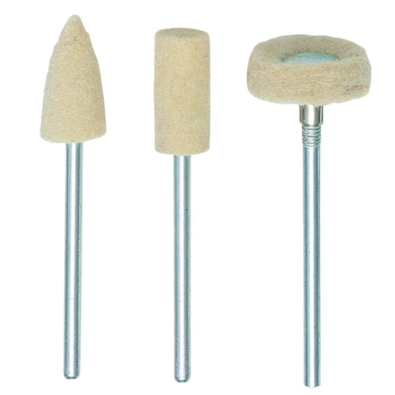 PROXXON 4340263 純毛バフ 3種セット #120660 1個（ご注文単位1個）【直送品】