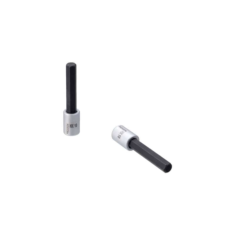PROXXON 4348049 ヘックスビットソケット 3/8 ロング 10mm #83572 1個(ご注文単位1個)【直送品】