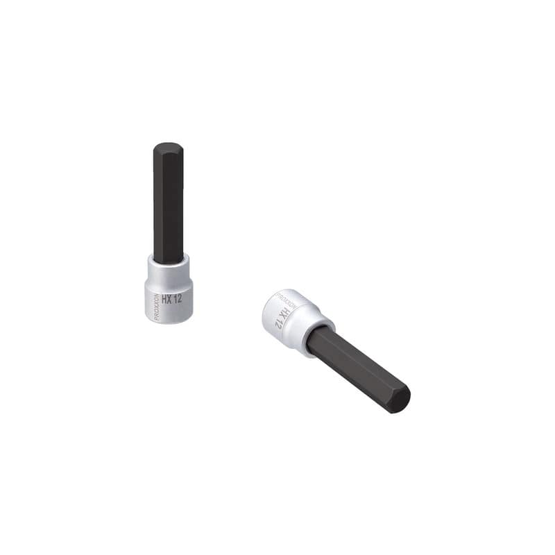 PROXXON 4348050 ヘックスビットソケット 3/8 ロング 12mm #83573 1個(ご注文単位1個)【直送品】