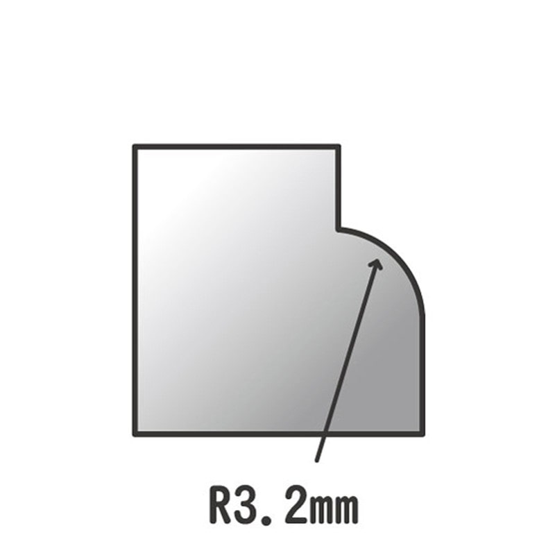 PROXXON 428496 トリマービット 面取りR3.2mm #120711 1個(ご注文単位1個)【直送品】