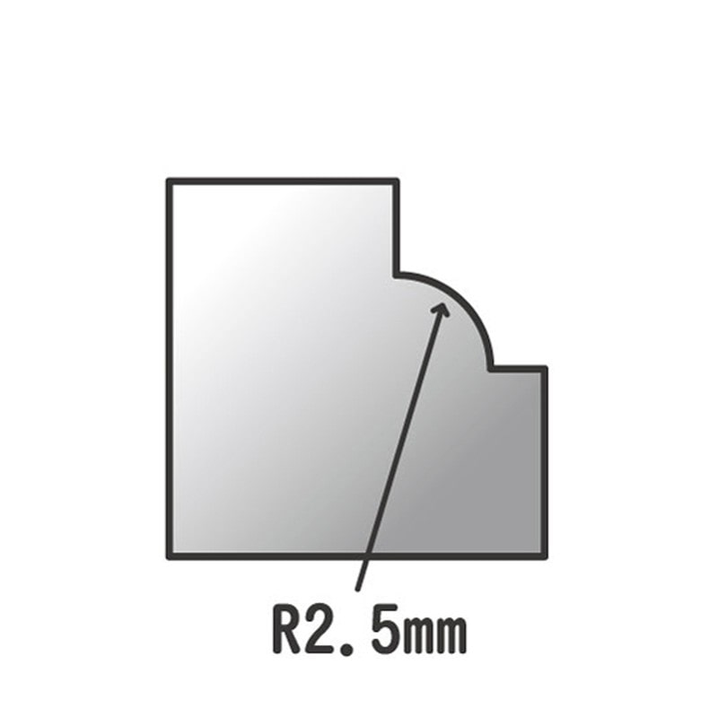 PROXXON 428498 トリマービット 面取りR2.5mm #120713 1個（ご注文単位1個）【直送品】