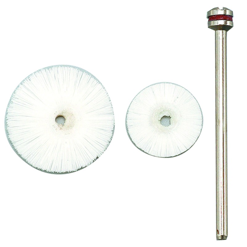 PROXXON 428509 研磨ブラシ 2種各2個 アーバー付き #120736 1個（ご注文単位1個）【直送品】