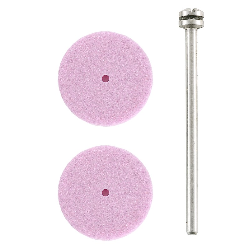 PROXXON 428283 ディスク砥石 2枚シャフト付 #120104 1個（ご注文単位1個）【直送品】