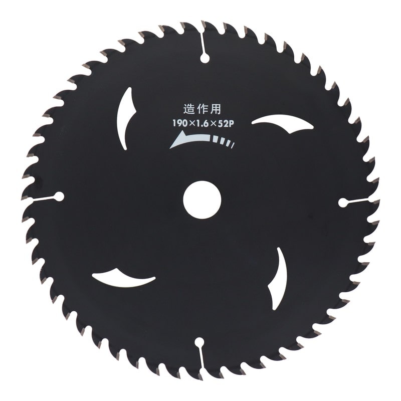 アイウッド 434412 造作用チップソーBLACK 190×1.6×52P #004587 1個(ご注文単位1個)【直送品】