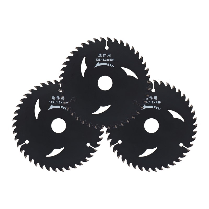 アイウッド 4071462 造作用チップソーBLACK 125×1.3×42P #004588 1個(ご注文単位1個)【直送品】