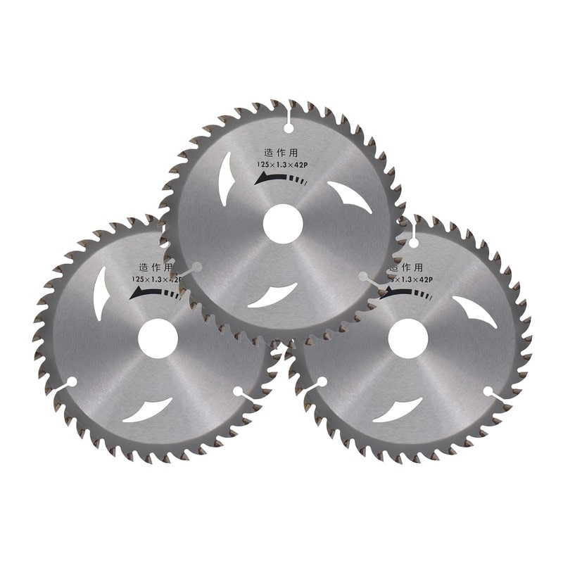 アイウッド 4348674 木工用チップソー 125×1.3×42P 3枚入 #004565 1個(ご注文単位1個)【直送品】