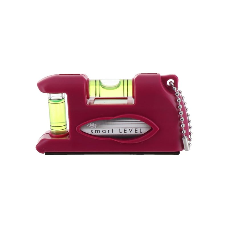 アカツキ製作所 4348758 水平器 スマートレベル ピンク SL-85HI 1個（ご注文単位1個）【直送品】