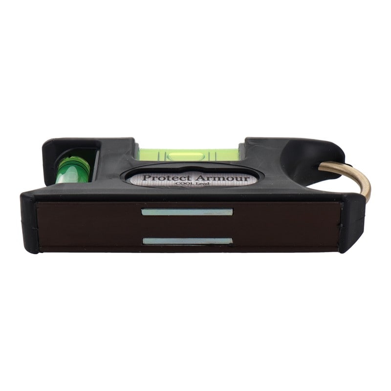 アカツキ製作所 4348759 水平器 プロテクトアーマー ブラック PAS-BK 1個(ご注文単位1個)【直送品】