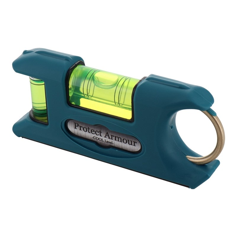アカツキ製作所 4348760 水平器 プロテクトアーマー ブルー PAS-MA 1個(ご注文単位1個)【直送品】