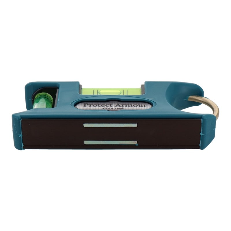 アカツキ製作所 4348760 水平器 プロテクトアーマー ブルー PAS-MA 1個(ご注文単位1個)【直送品】