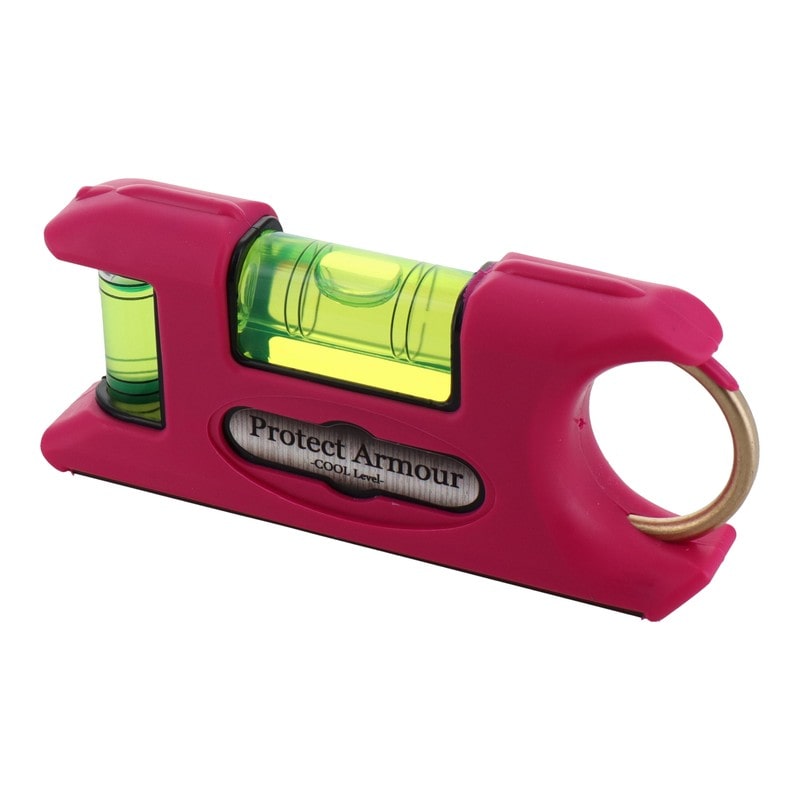 アカツキ製作所 4348761 水平器 プロテクトアーマー ピンク PAS-HI 1個(ご注文単位1個)【直送品】