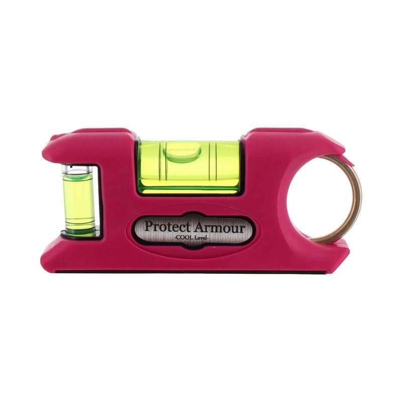 アカツキ製作所 4348761 水平器 プロテクトアーマー ピンク PAS-HI 1個(ご注文単位1個)【直送品】