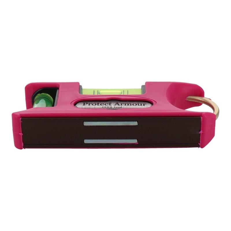 アカツキ製作所 4348761 水平器 プロテクトアーマー ピンク PAS-HI 1個(ご注文単位1個)【直送品】