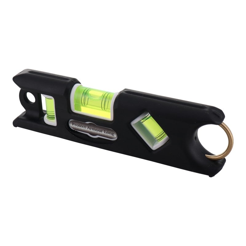 アカツキ製作所 4348762 水平器 プロテクトアーマーロング ブラック PALS-BK 1個(ご注文単位1個)【直送品】