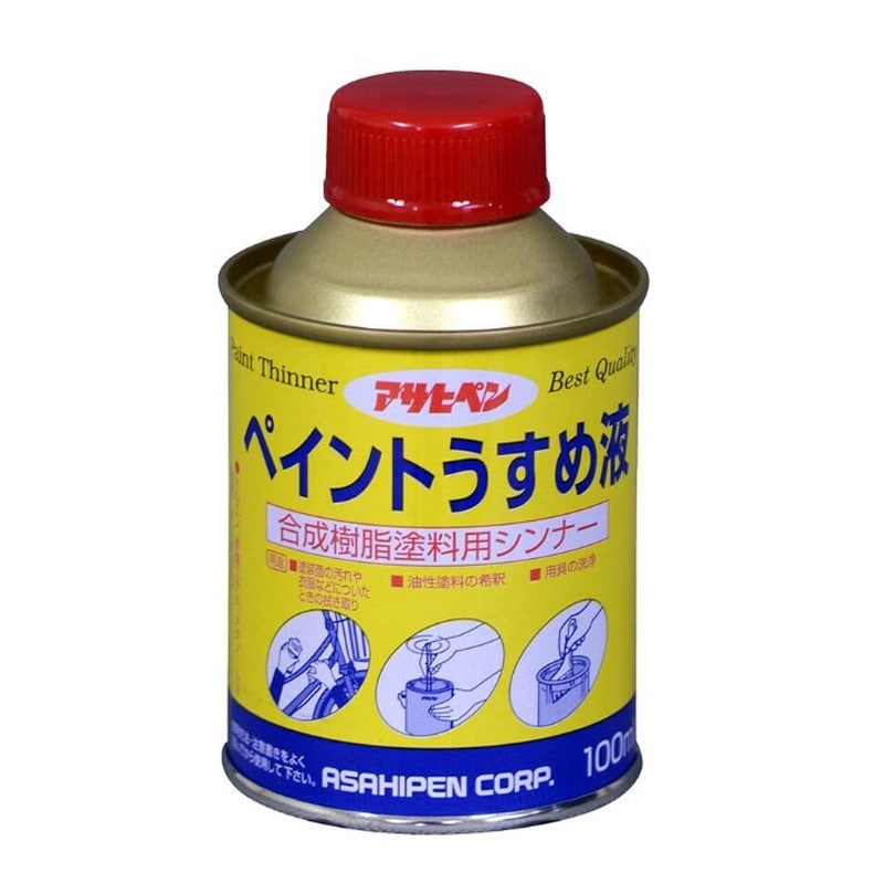 アサヒペン 901087 ペイントうすめ液 100ml 1個（ご注文単位1個）【直送品】