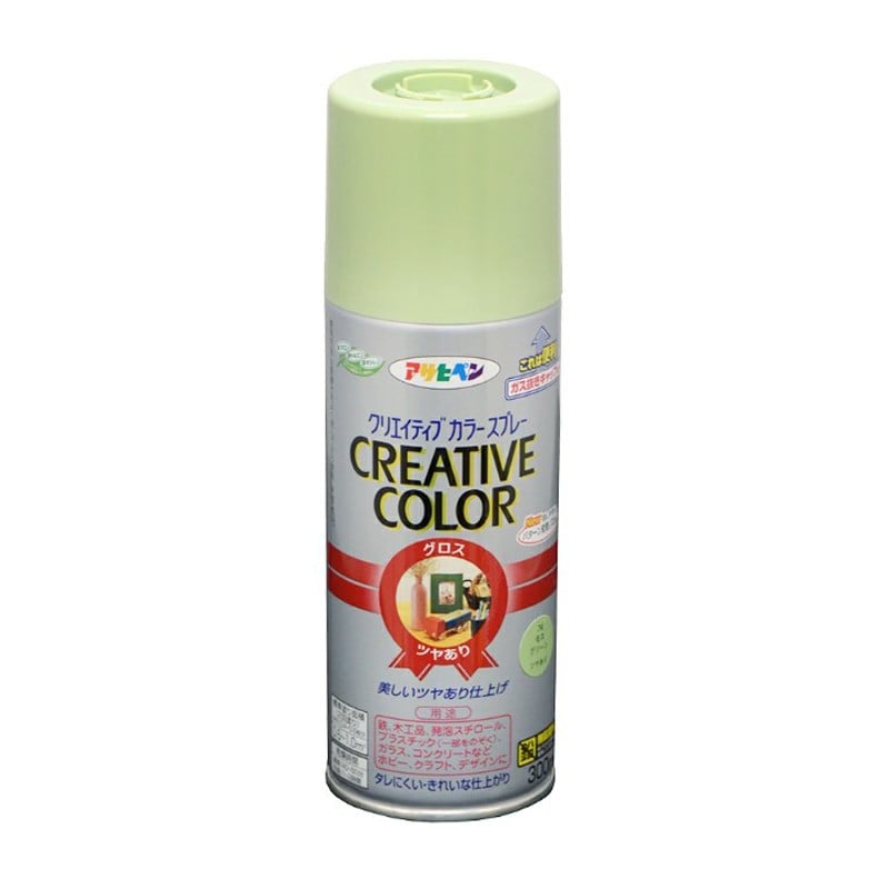 アサヒペン 901455 クリエイティブカラースプレー 300mL モスG 1個（ご注文単位1個）【直送品】