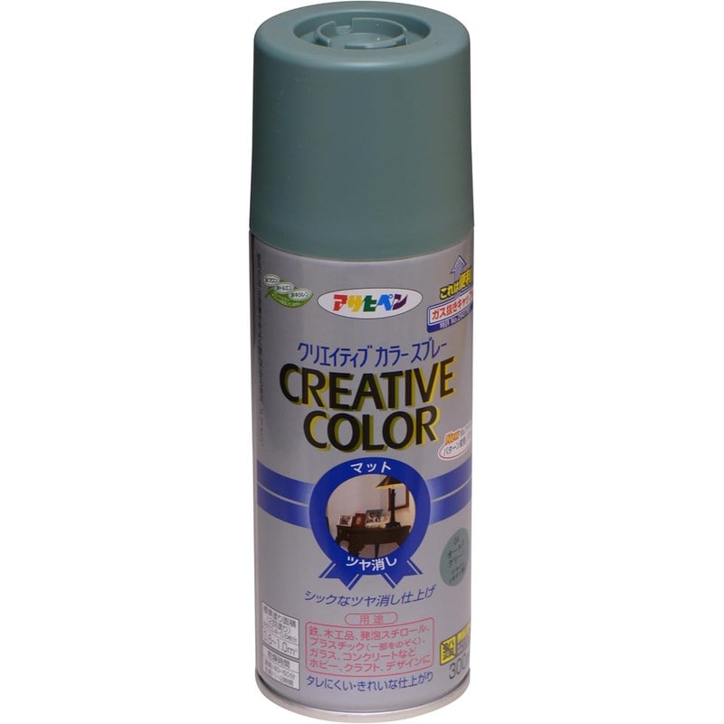 アサヒペン 9010090 クリエイティブカラースプレー 300mLオールドG 1個（ご注文単位1個）【直送品】