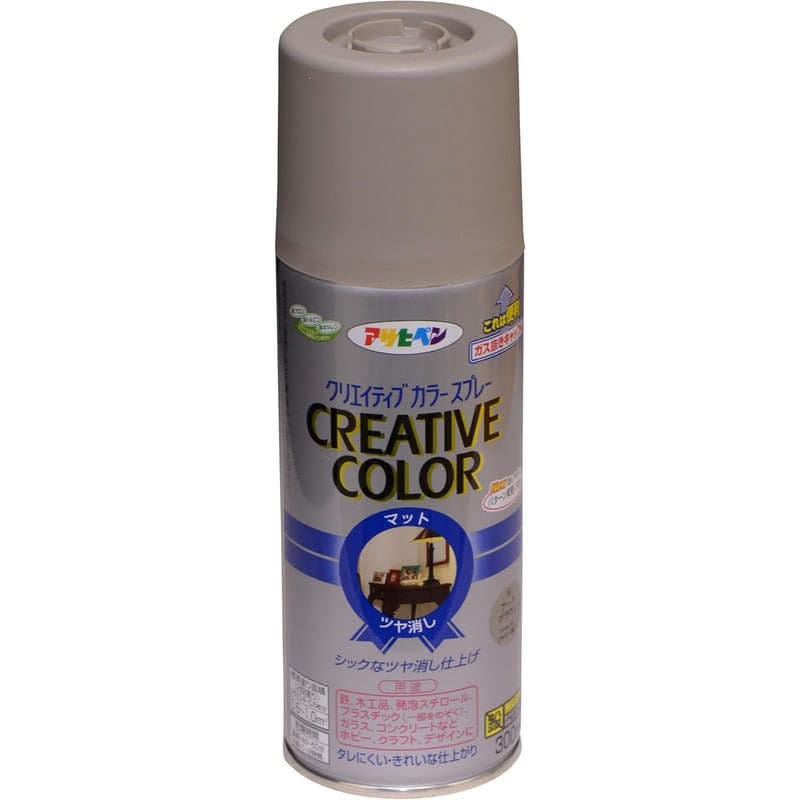 アサヒペン 9010102 クリエイティブカラースプレー 300mLアースBW 1個（ご注文単位1個）【直送品】