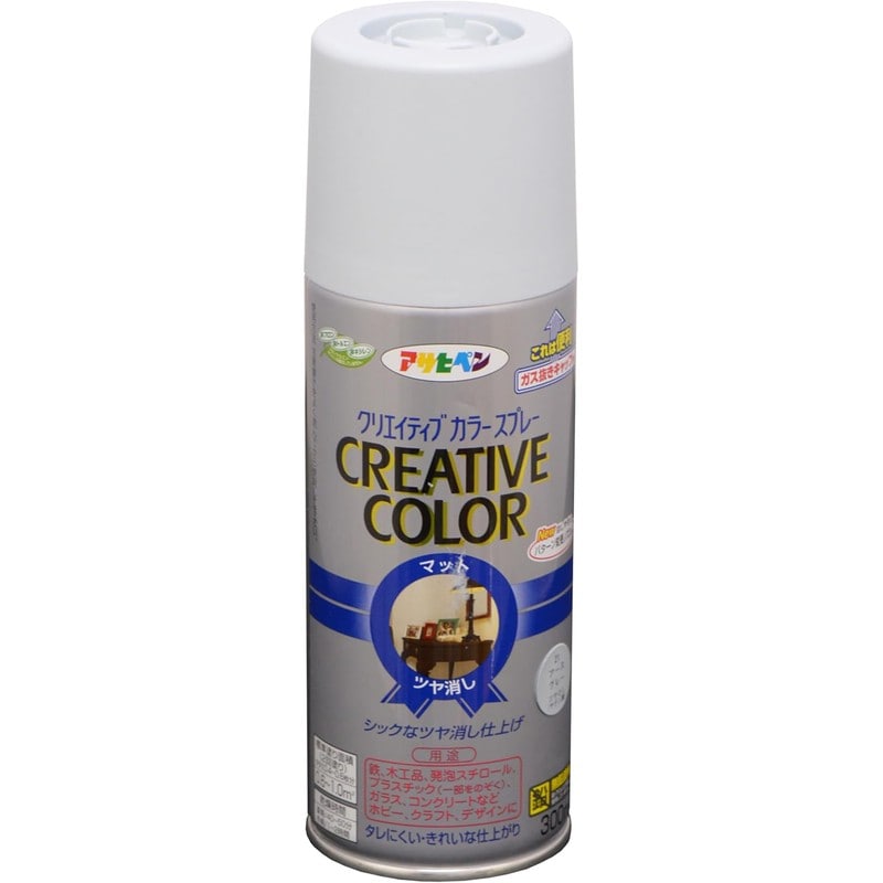 アサヒペン 9010107 クリエイティブカラースプレー 300mLアースGR 1個（ご注文単位1個）【直送品】