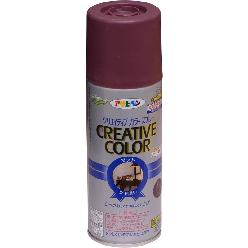 アサヒペン 9010110 クリエイティブカラースプレー 300mLディープR 1個（ご注文単位1個）【直送品】