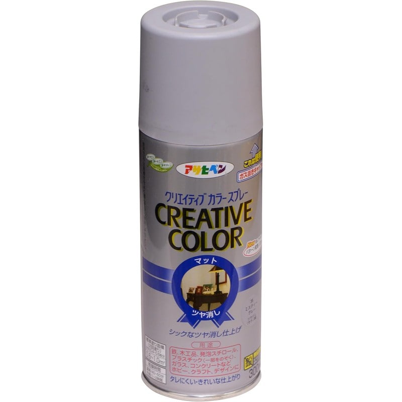 アサヒペン 9010121 クリエイティブカラースプレー300mLミスティーG 1個（ご注文単位1個）【直送品】